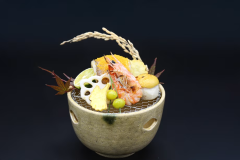 甘鯛雲丹香煎焼き、車海老の甘塩焼き 甘鯛雲丹香煎焼き、車海老の甘塩焼き