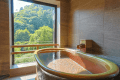 [절경의 노천탕 부속 객실] 5실 한정， 리뉴얼 화실 12조(19.8m&sup2;)+넓은 툇마루