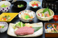 Kaiseki with rare Misuji meat (Tempura not included)
