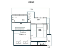 半露天風呂付客室 「天の羽衣」（2023年3月新装 ）