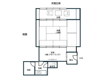 日本三景天橋立を一望　「龍燈」の間