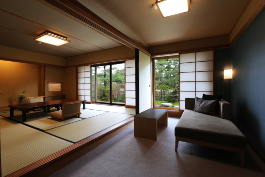 俯瞰天桥立运河的日式房间【雪月花之脊】 SETSUGEKKA no TOU (45 square meters)