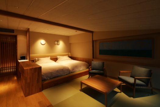 天桥立遍布各地和西式房间（带露台）MAI no TOU 45㎡