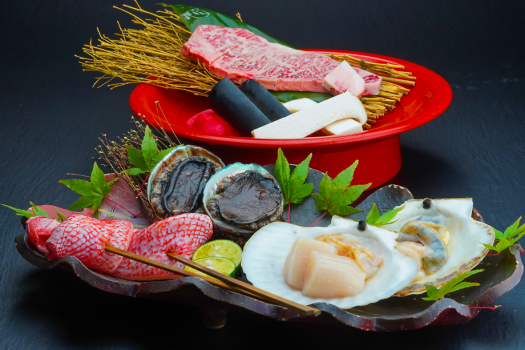 A4前沢牛＆海鮮焼きプラン