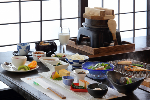 【ご朝食】一品一品食材を吟味した手づくりの美味しさをお楽しみください。