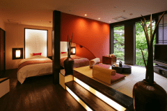 【特別室 山酔庵】源泉かけ流し半露天風呂付和洋室