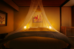 【曙】和室天蓋付ラウンドベッドダブル（アウトバス）