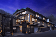 【外観夕景】岩手県台温泉に佇む14室の隠れ宿