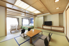 【和洋室】和室10帖＋2シモンズベッド＋バス＋トイレ※禁煙※G