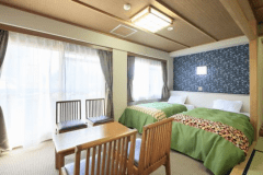 【和洋室】和室10帖＋2シモンズベッド＋バス＋トイレ※禁煙※G