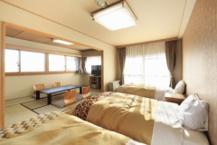 【和洋室】和室6帖＋3シモンズベッド＋バス＋トイレ※禁煙※I