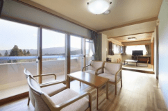 【和洋室】和室6帖＋3シモンズベッド＋バス＋トイレ※禁煙※I