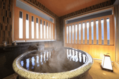 【最上階】源泉かけ流し露天風呂付客室＋2シモンズッド＋シャワー～レイクビュー～※禁煙※N