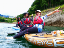 【自然と遊ぼう】まるまる1日！赤谷湖で湖上散歩！スタンドアップパドルボード1日体験付プラン♪