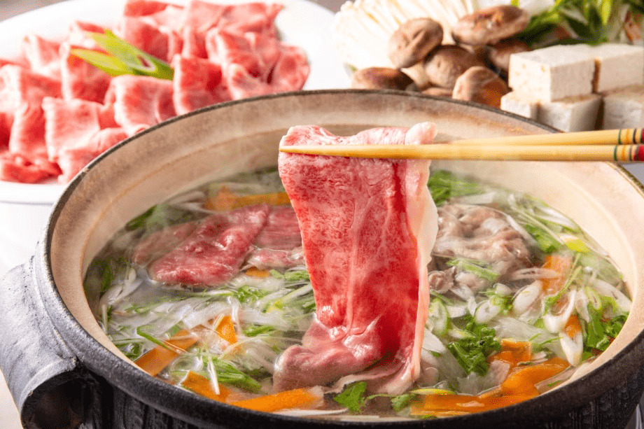 とろける美味しさ。特上おおいた和牛のしゃぶしゃぶ。