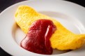 朝食ビュッフェ　シェフのできたてオムレツをどうぞ。