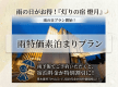 雨の日はお得！雨特価プラン♪100％厳選かけ流し天然温泉で疲れも吹き飛ぶ！サウナ＆温泉三昧★