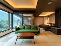 【露天風呂付・禁煙・瑞雲楼】露天風呂付和洋室（信楽焼）