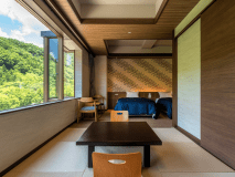 【和洋室】瑞雲楼4名定員セミダブル＋シングルベット＋琉球畳和洋室(山側)