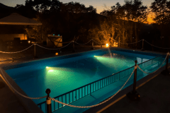 プライベートプール付き10ｍドームテント【Earth】-定員12名-