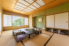 特別室＜和室12畳＋応接間6畳＞（特別室＜里山の景色を一望＞）一例