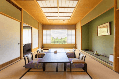 特別室＜和室12畳＋応接間6畳＞（特別室＜里山の景色を一望＞）一例