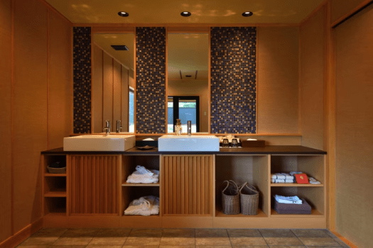 [Tsuru] Japanese-Western Style Room with Open-Air Bath (Main Building &ndash; Tsuruya)