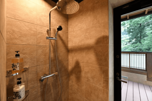 [Tomi] Japanese-Western Style Room with Hinoki Open-Air Bath (Main Building &ndash; Tsuruya)