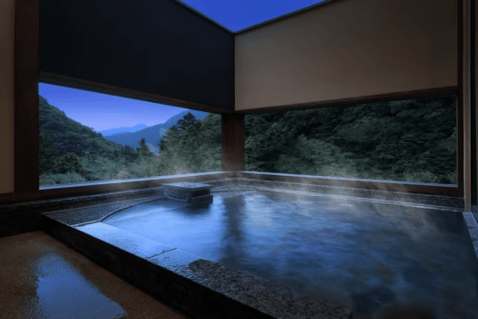 [Tsuru] Japanese-Western Style Room with Open-Air Bath (Main Building &ndash; Tsuruya)