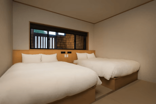 [Hana] Japanese-Western Style Room with Semi Open-Air Bath (Main Building &ndash; Tsuruya)