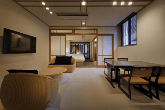 [Sakura] Japanese-Western Style Room with Open-Air Bath (Main Building &ndash; Tsuruya)