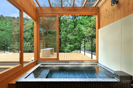 【月】最上階展望露天風呂付和洋室（別邸美月庵）