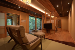 【富】檜露天風呂付客室（本館つるや）