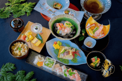 【夕食】藍会席（画像はイメージです。メニューは季節によって異なります。）