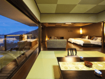 【露天ジャグジー】■貴賓室「蒼の楽園」－海景－■和洋室ツイン