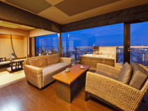 【露天ジャグジー】■貴賓室「蒼の楽園」－海景－■和洋室ツイン