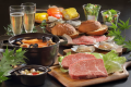 群馬の厳選されたお肉と旬の食材を使用したShimaBlueオリジナルBBQ