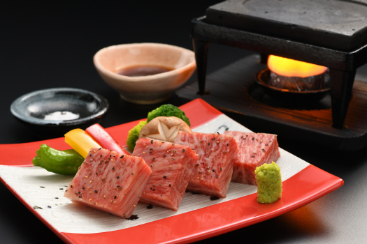 A5等級福島牛ステーキ＜石焼スタイル＞