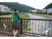 飛騨川の風に吹かれて。睦館は「一人旅歓迎の宿」です