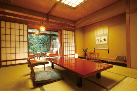 Yuugetsu-tei 8-Tatami Japanese Room - Tranquil Riverside Ambiance