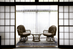 お庭が臨める自慢の広縁です