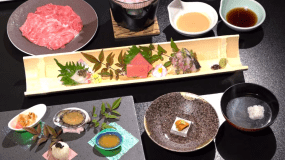 【離れでのんびり】露天風呂付き「桜の間」で味わう特選会席と極乃湯（準天然温泉・人工温泉）三昧