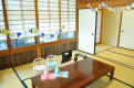 お部屋を飾ってお客様のご到着をお待ちいたしております。