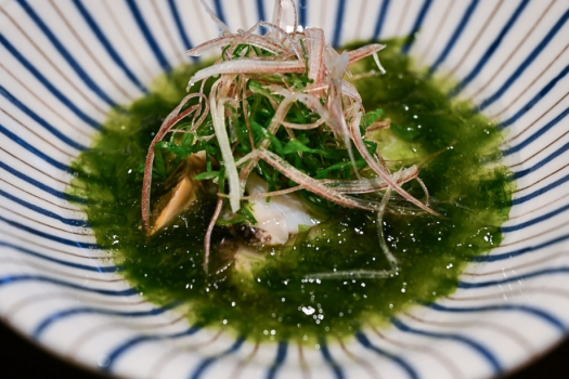 鮑あおさ餡かけ 鮑あおさ餡かけ