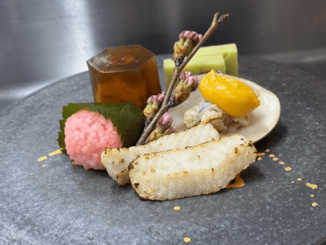 前菜は季節ごとにご用意しております