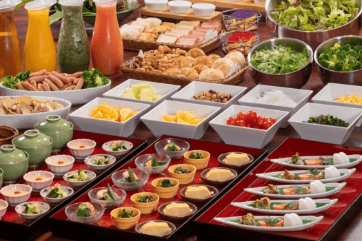 朝食バイキング