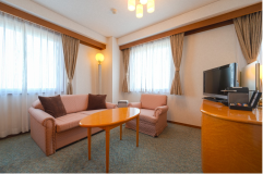 【禁煙】ジュニアスイート（ベッド幅１２０cm／４０平米）