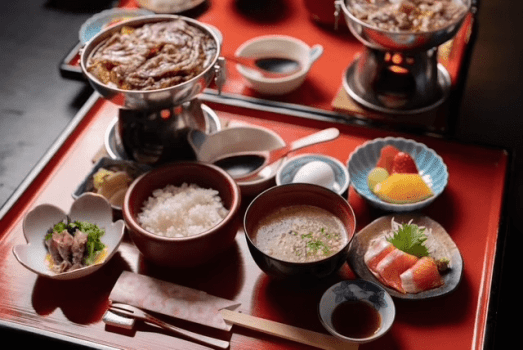 すきなべ定食　一例