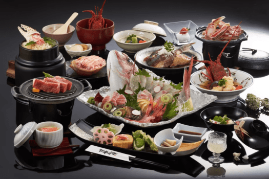 ■夕朝食付■竜宮/りゅうぐうの膳15品/日本海最上級コース全15品