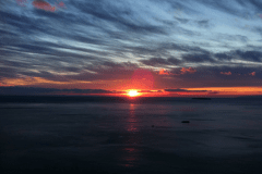 サンビーチから見える「初日の出」